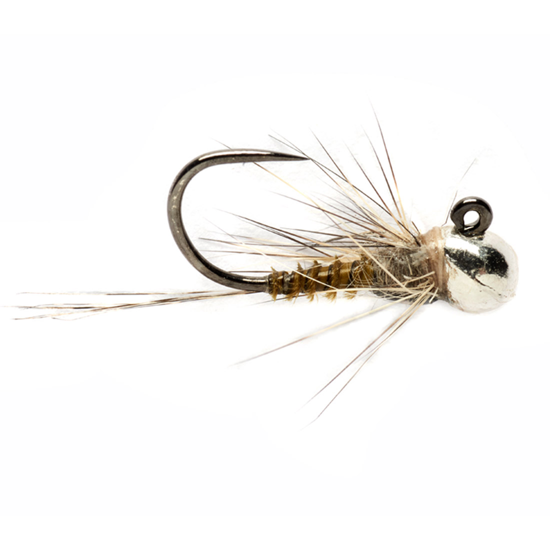 P-24192_Fulling_Mill_Nymphe_Croston-s_FMJ_Dark_Olive_Quill_Barbless Bindebeispiel