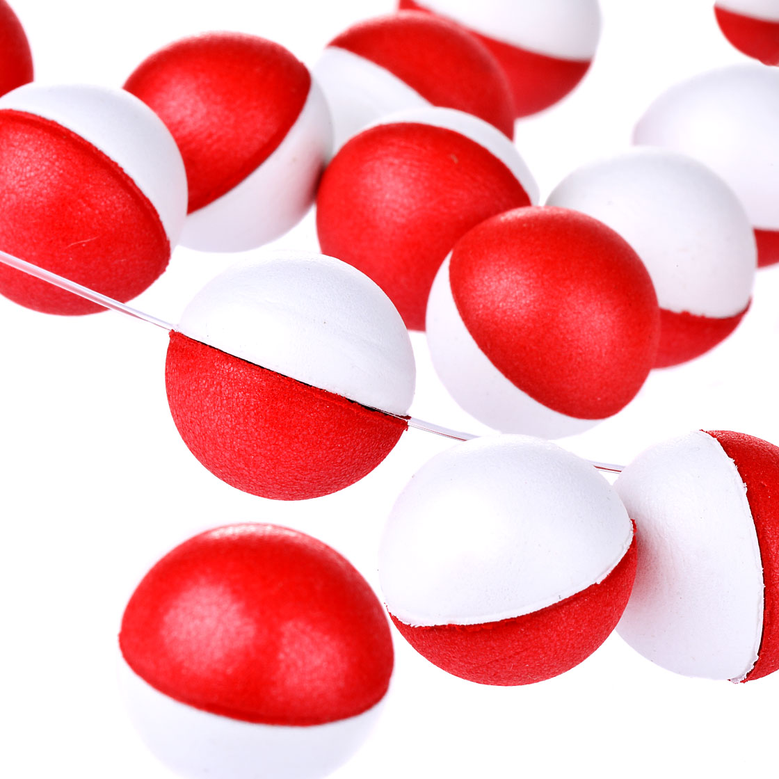 red & white
