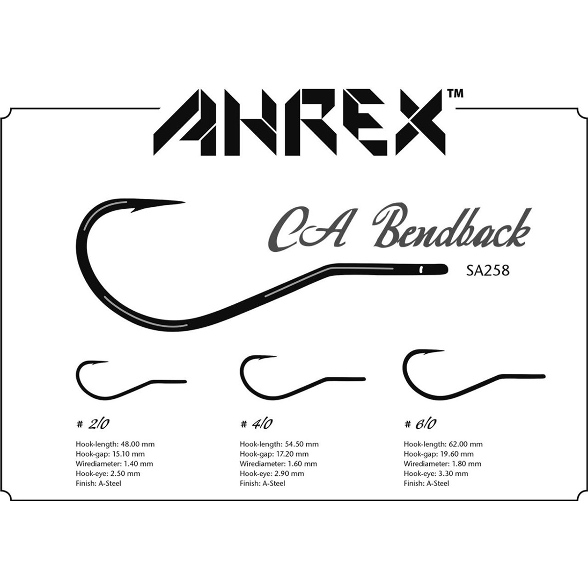 Ahrex_SA258_CA_Bendback_Haken_Hook_3