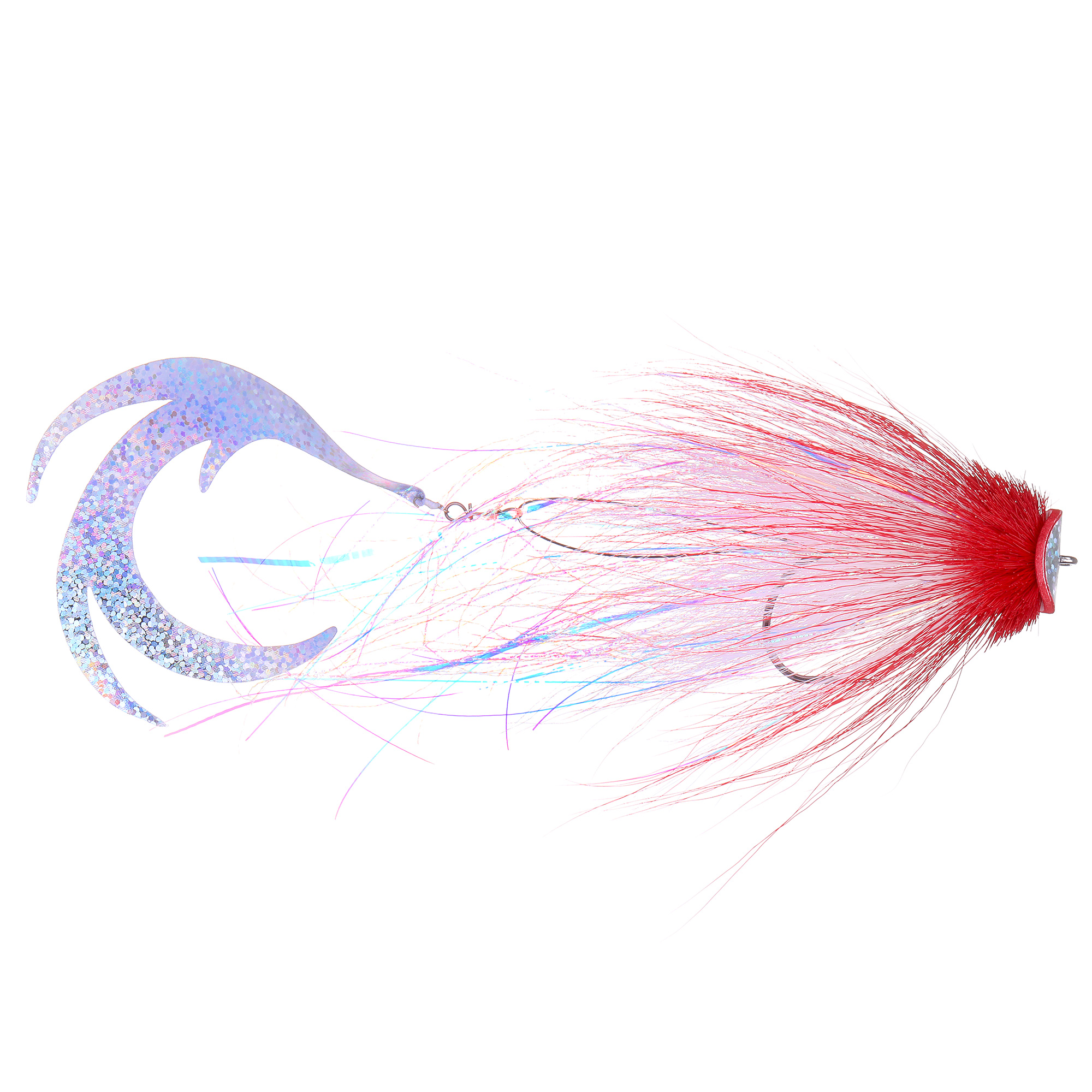Superflies Pike - Waterpusher Red/White Weighted #6/0 Superflies Pike - Waterpusher Red/White Weighted #6/0