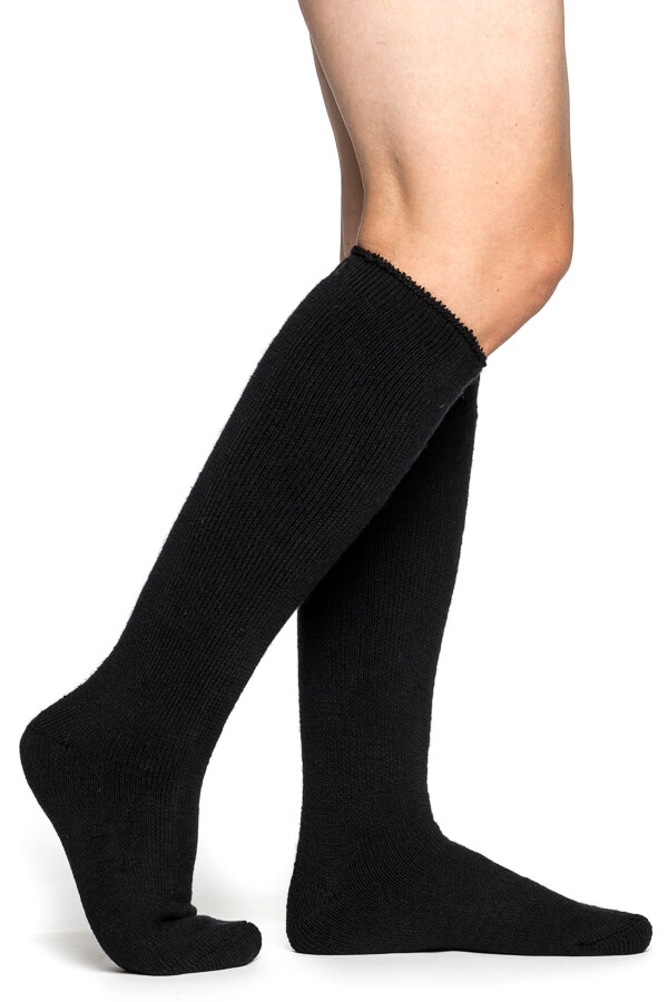 Woolpower-socks-knee-high-600-black