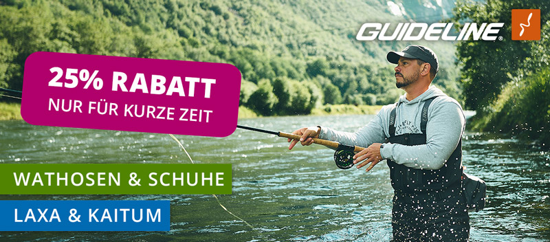 25% auf Guideline Wathosen & Schuhe