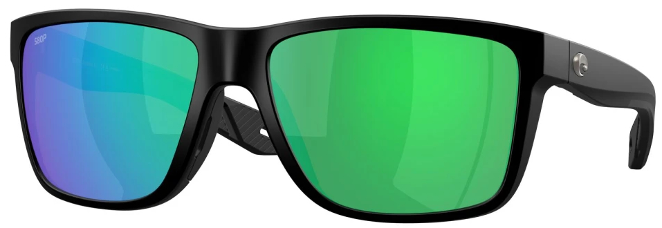 Costa Polarisationsbrille Broadbill II Matte Black (Green Mirror 580P)