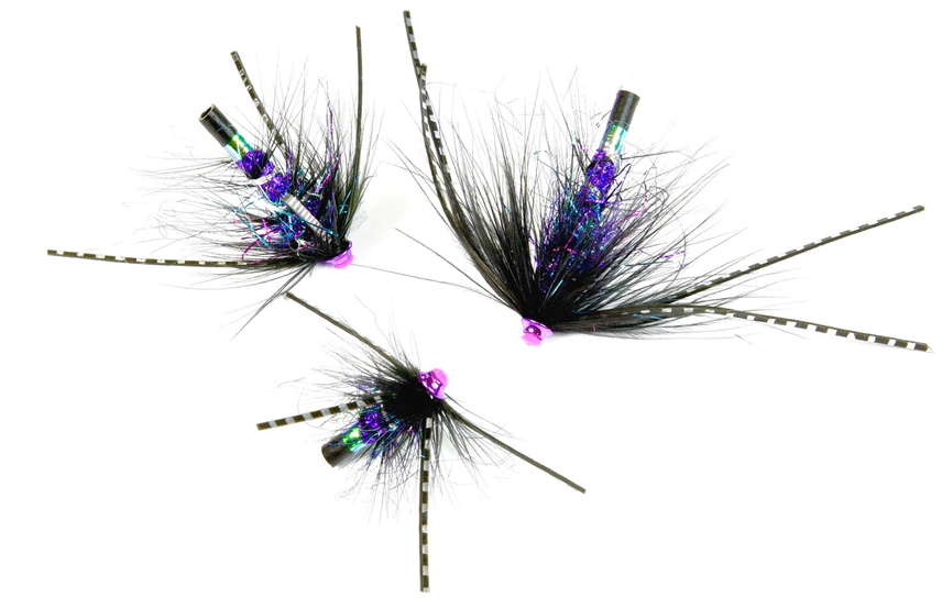 Frödin Flies Tubenfliege Loose Body Series - Mikkeli Blue Rubberlegs Tubenfliegen Set