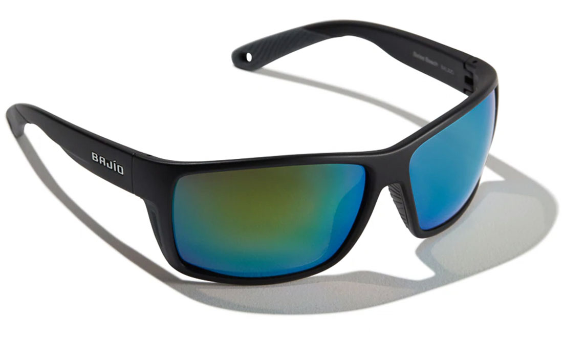 Bajio Polarisationsbrille Bales Beach - Black Matte (Green Mirror PC)