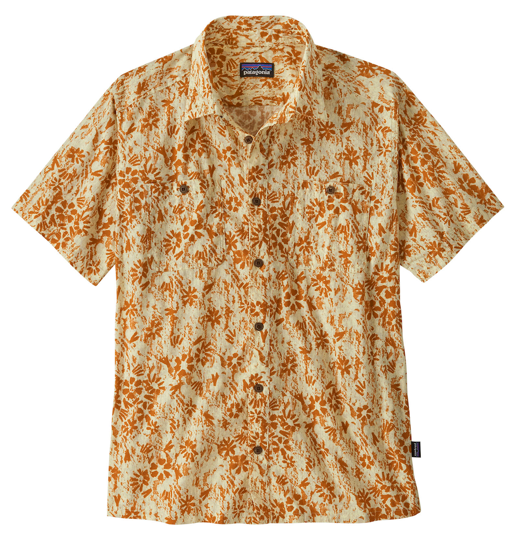 Patagonia M's Back Step Shirt WFBU - Wildflower Pastel: Buttercup Yellow