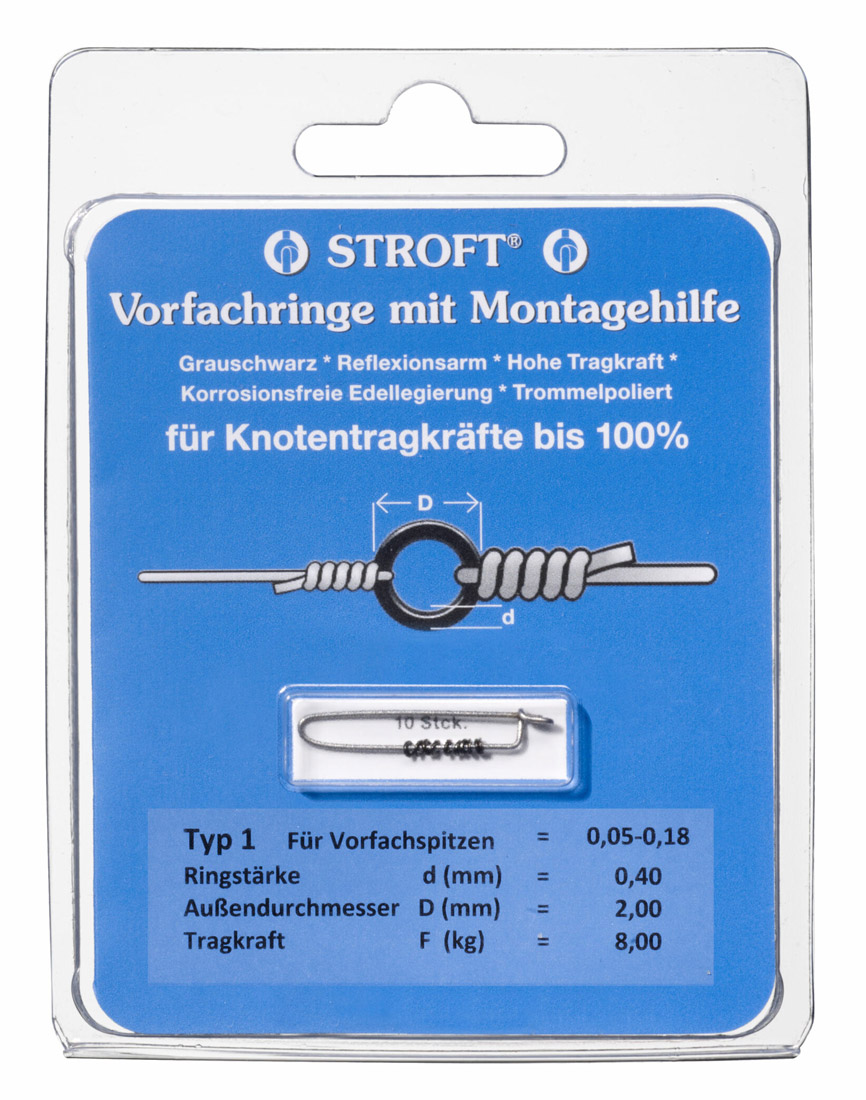 Stroft Vorfachringe mit Montagehilfe