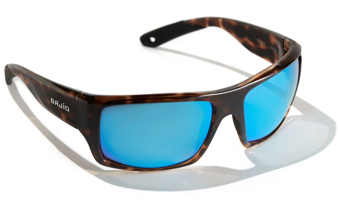 Bajio Polarisationsbrille Nato - Dark Tort Gloss (Blue Mirror PC)