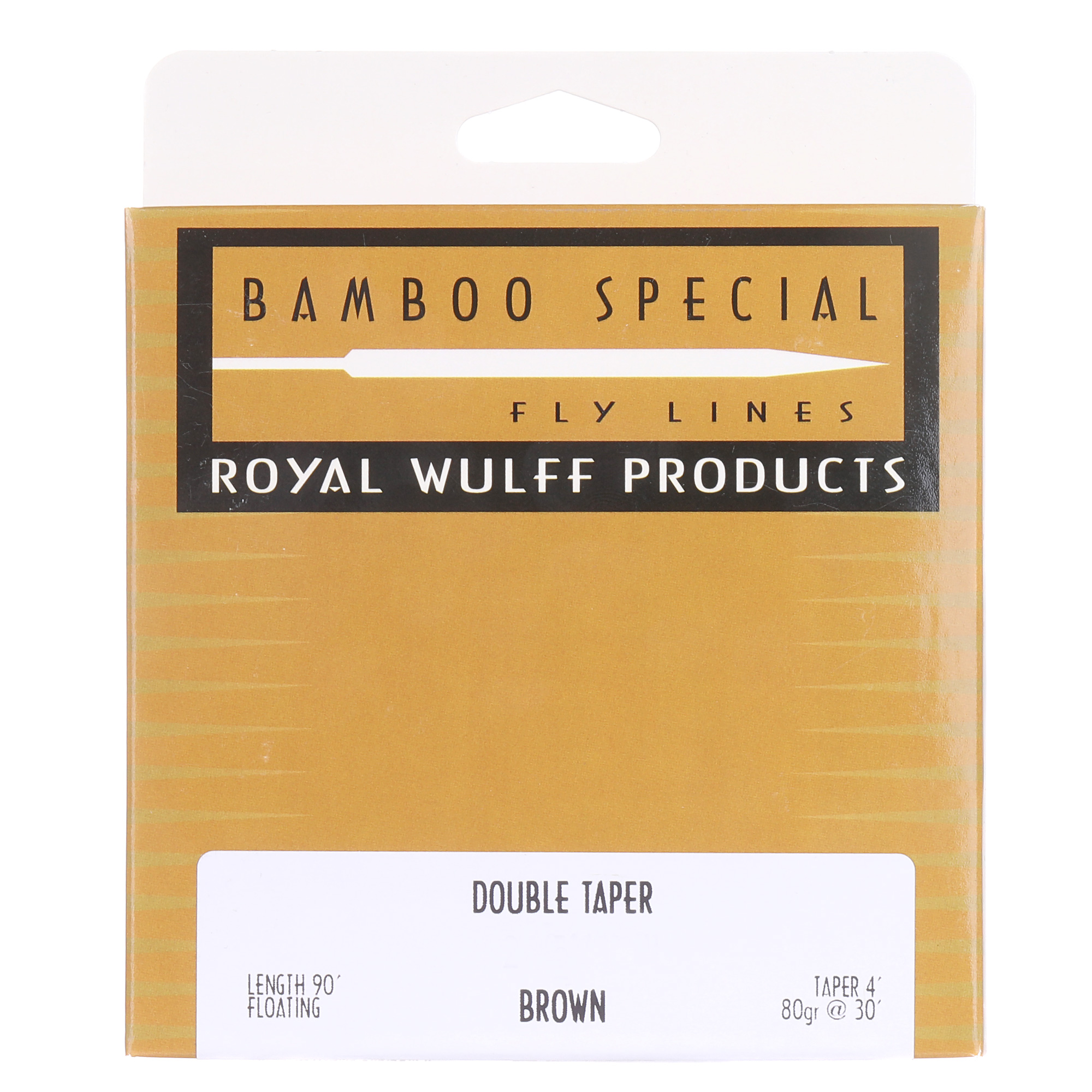 Royal Wulff Bamboo Special Floating Double Taper DT Fliegenschnur Brown