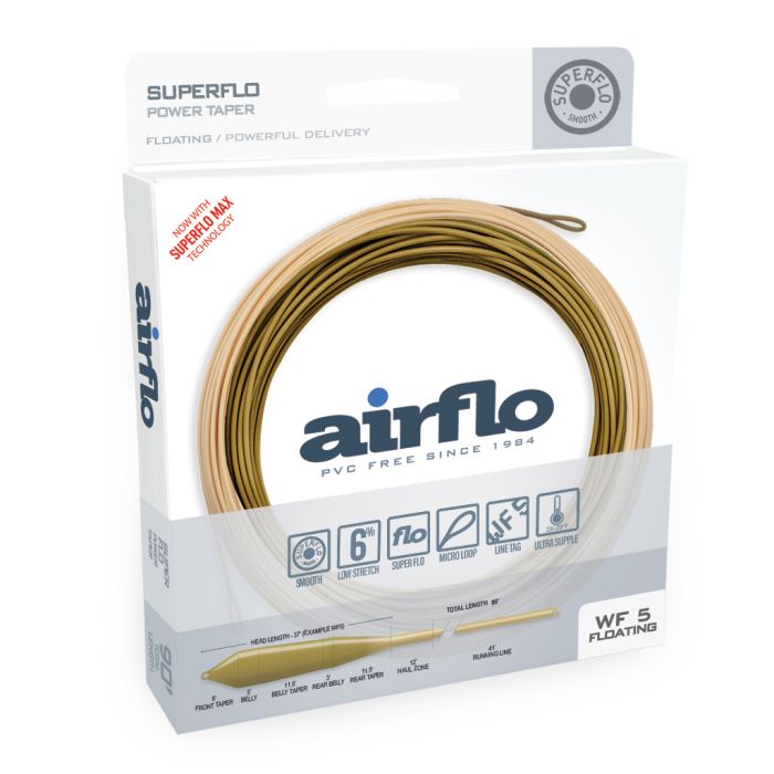 Airflo Superflo Power Taper Floating Trout Fliegenschnur