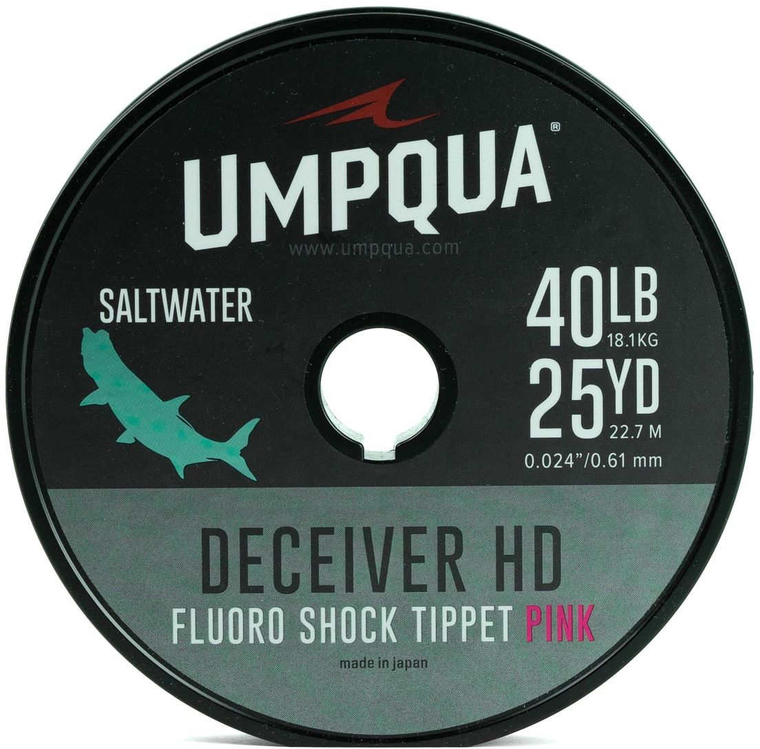 Umpqua_Deceiver_HD_Salt_Water_Shock_Tippet_Fluorocarbon_25yds_Vorfachmaterial_pink Umpqua Deceiver HD SW Shock Tippet Fluorocarbon Pink 25yds Vorfachmaterial