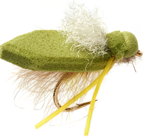 P-29091_Fulling_mill_Tussocl_Cicada_White_Wing_ Fulling Mill Tactical Terrestrials Procters Flip Flop Tussock Cicada White Wing Trockenfliege