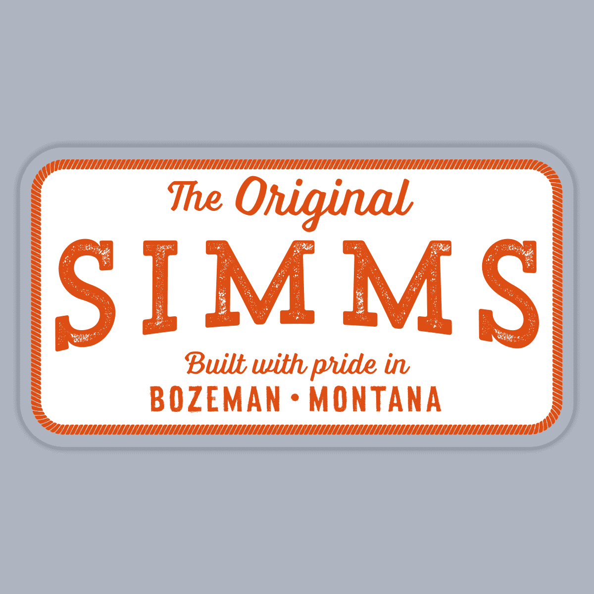 The Original Simms Sticker 10 cm