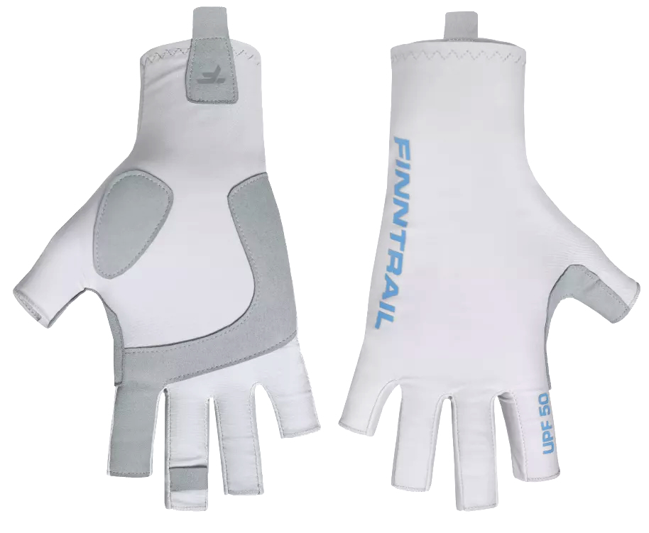 Finntrail Sun Fishing Gloves Wave grey Handschuhe Sonnenschutz UPF 50+
