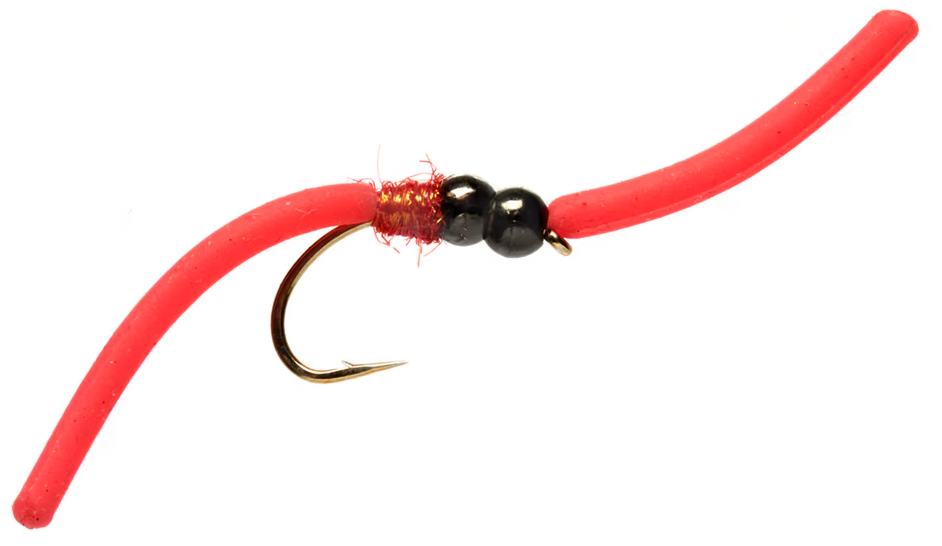 Fulling Mill Procter's Double Bead Squirmy Worm Red