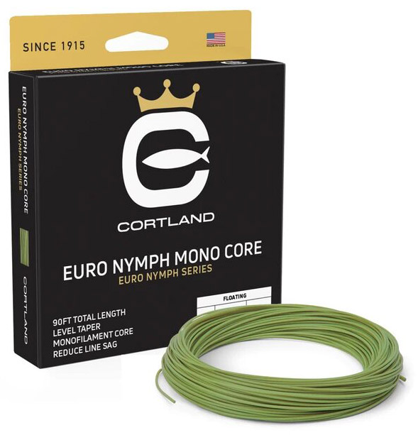 Cortland Euro Nymph Mono Core Level Fliegenschnur gecko green