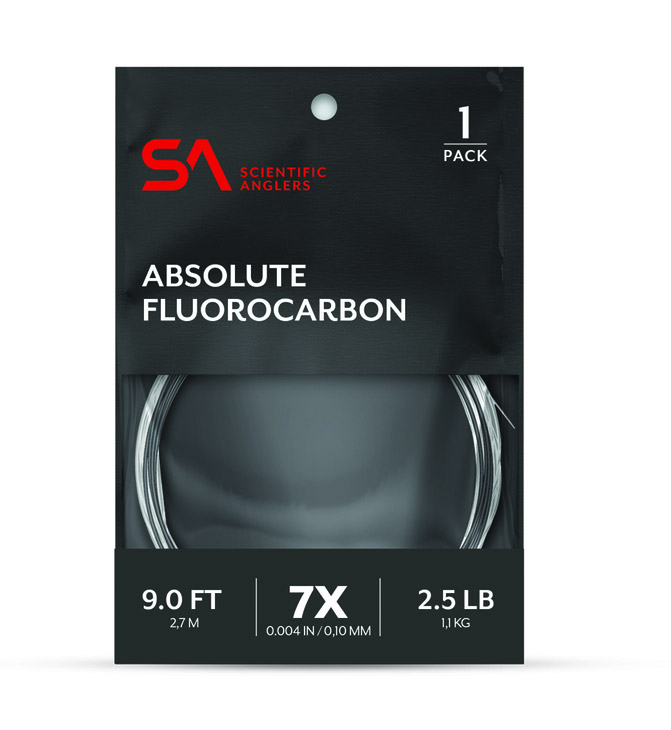 scientific_anglers_absolute_fluorocarbon_leader_9ft Scientific Anglers Absolute Fluorocarbon Leader Vorfach 9ft.