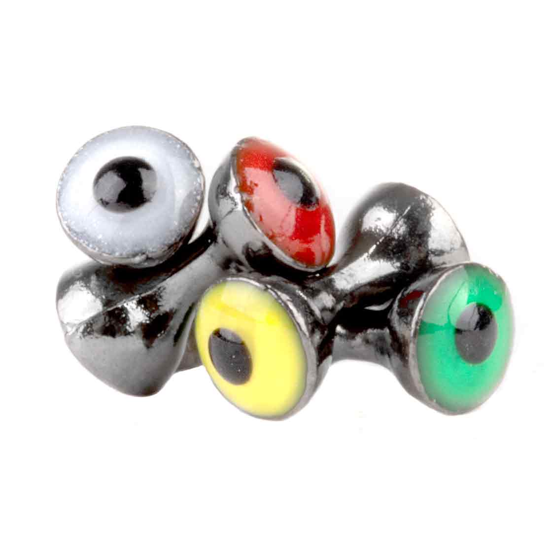 adh-fishing Tungsten Dumbbell Eyes Augen Black Nickel