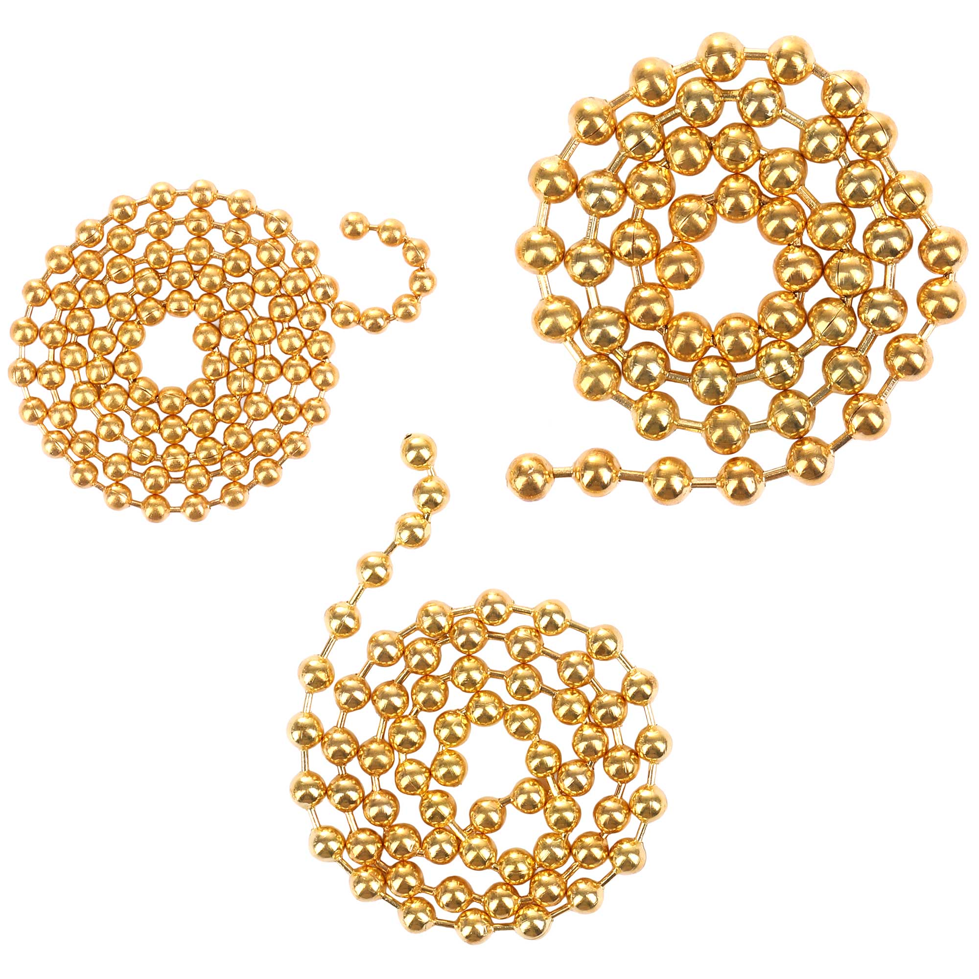 Hareline Bead Chain Eyes Kugelkettenaugen Gold