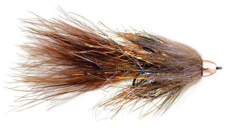 Fulling Mill Streamer - Complex Twist Bugger brown