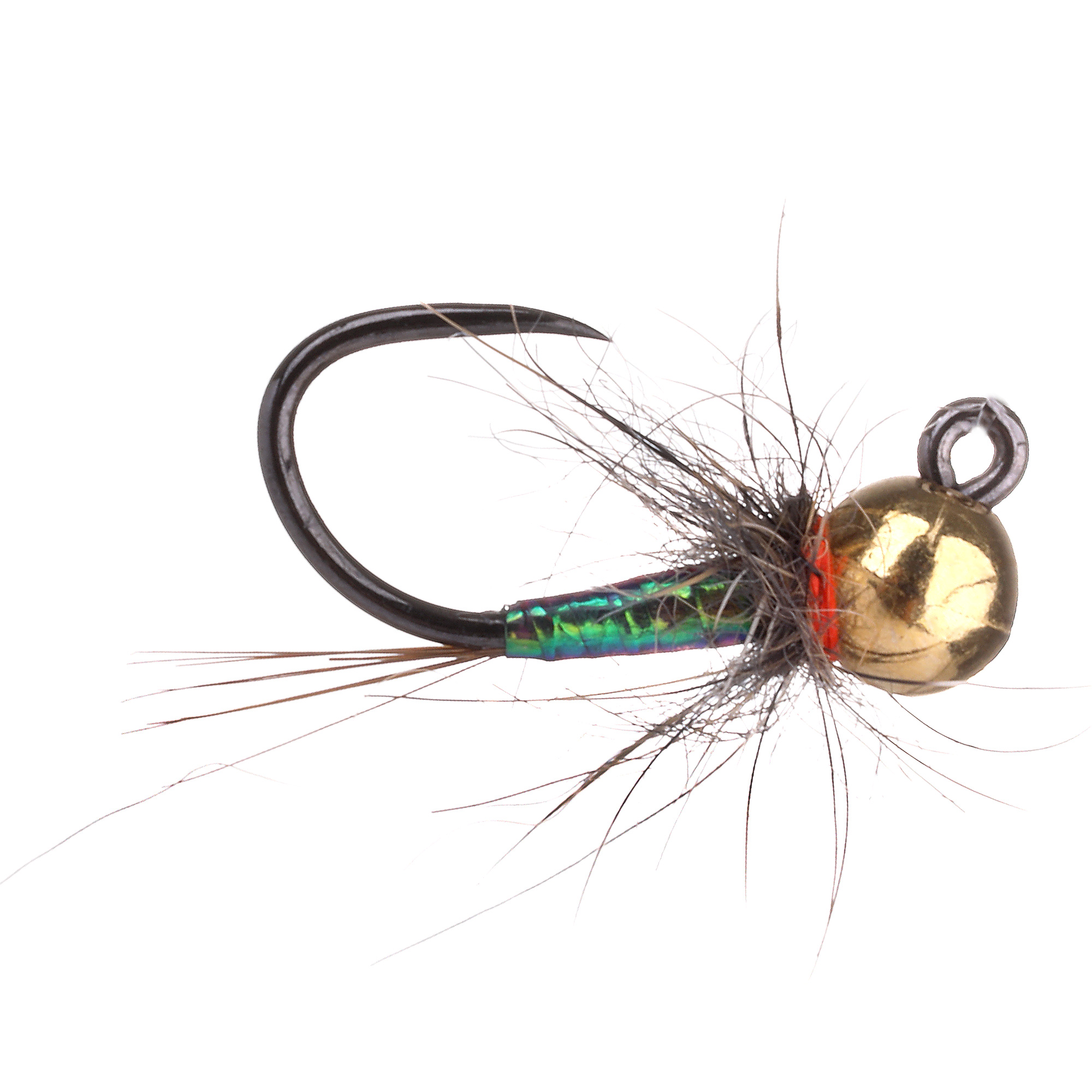 The Fly Emporium Nymph Claret Squirrel Jig Barbless