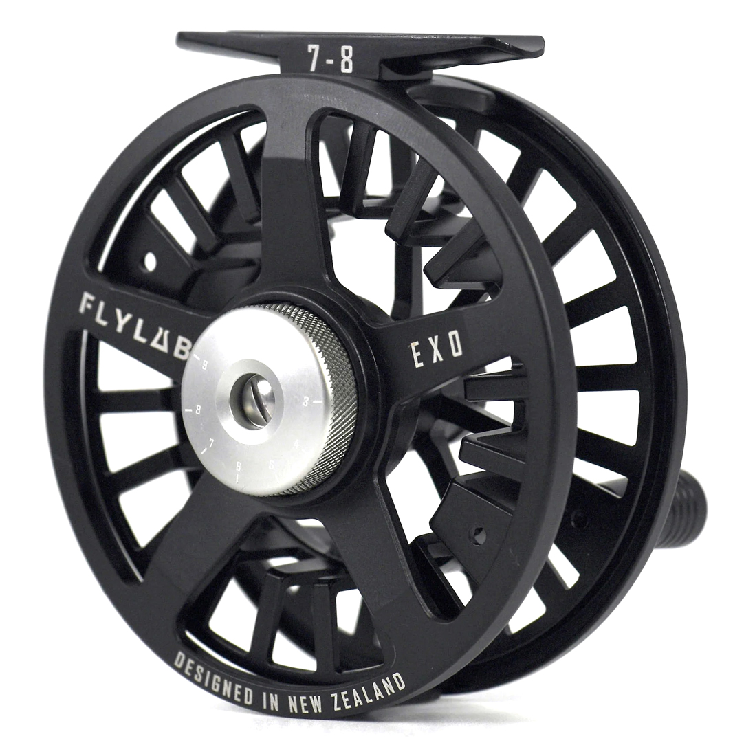 FlyLab_Exo_Fliegenrolle_1 FlyLab Exo Reel - Black - Fliegenrolle