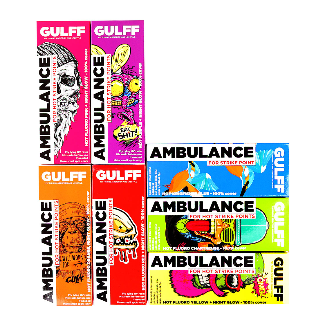 Gulff Ambulance Color UV Resin