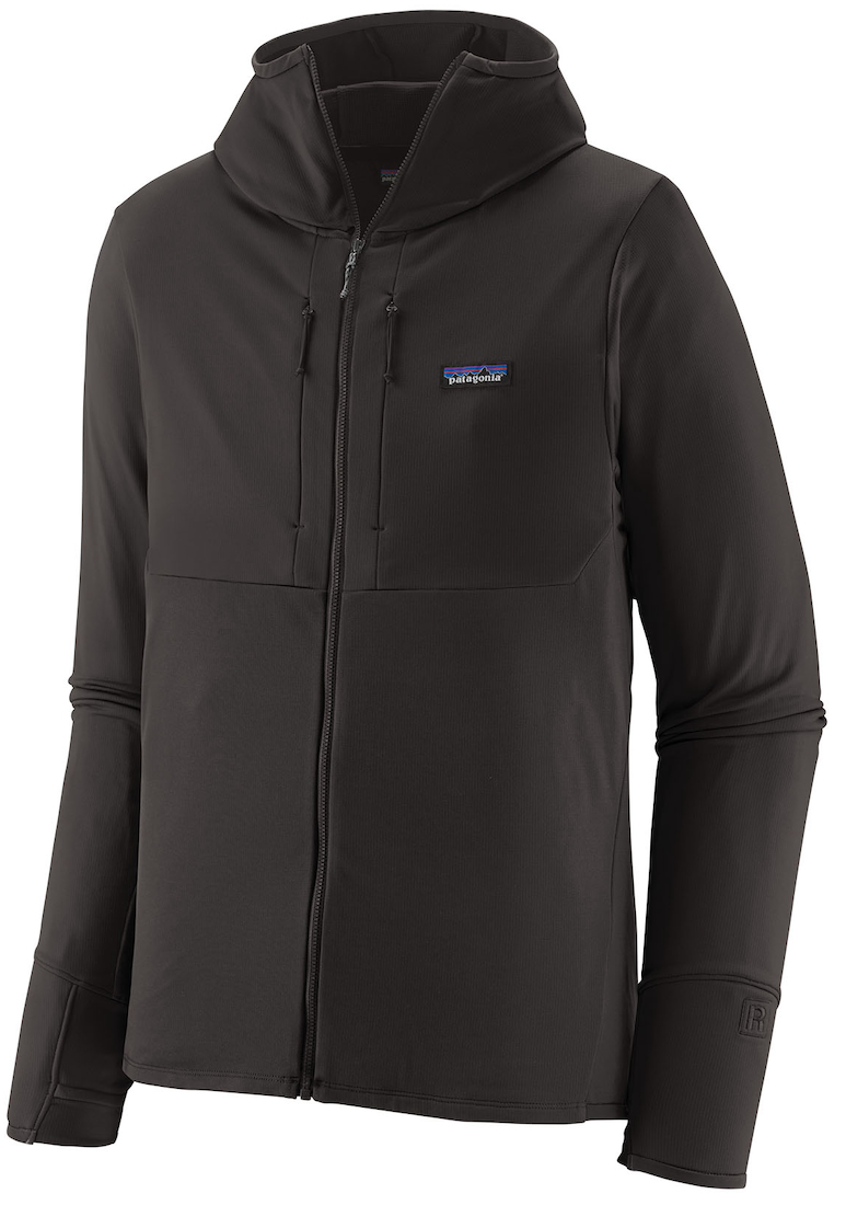 Patagonia M's R1 Thermal Full-Zip Hoody BLK - Black