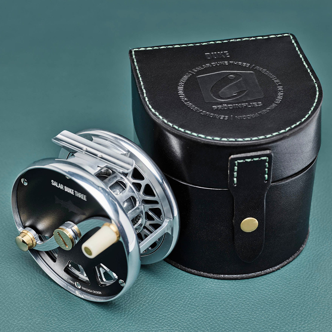 Frodin_Salar_Duke_Reel_Fliegenrolle_8 Beispiel (Farbe: matte black)