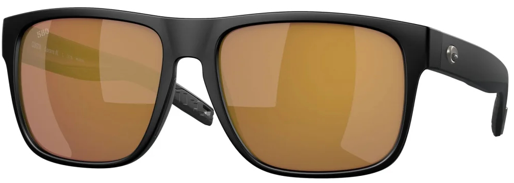 Costa Polarisationsbrille Spearo XL Matte Black (Gold Mirror 580G)
