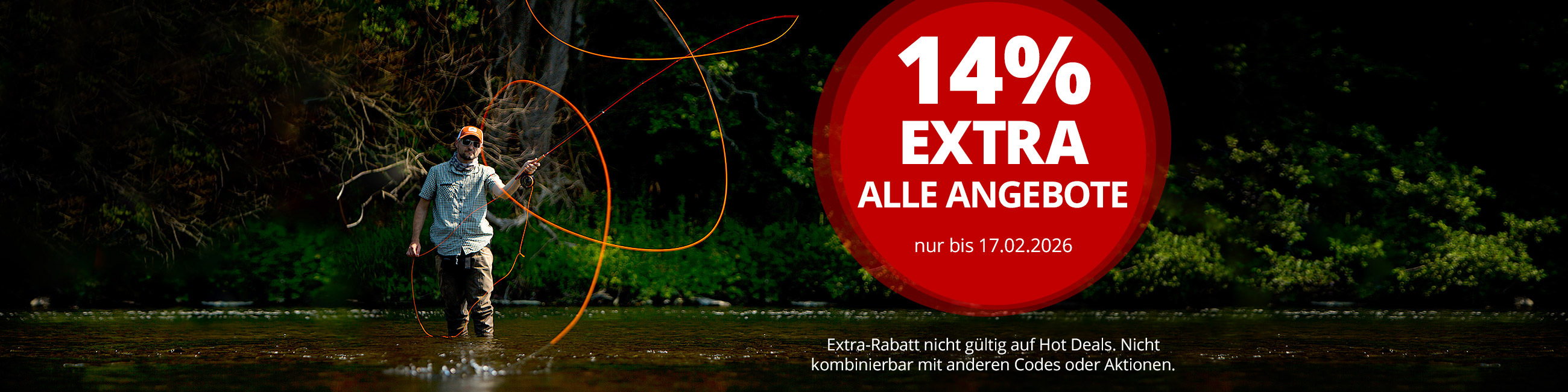 14% EXTRA auf alle Angebote bis 17.2.