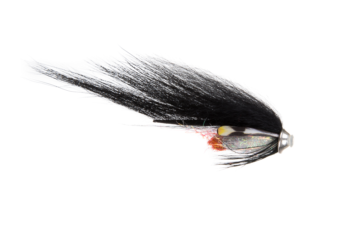 Future Fly FF Zonker Flies Tubenfliege 04 black silver