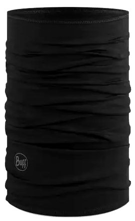 P-27198_Buff-R-_Merino_Lightweight_Solid_Black_1 Buff® Merino Lightweight Solid Black 100% Merino Schlauchtuch