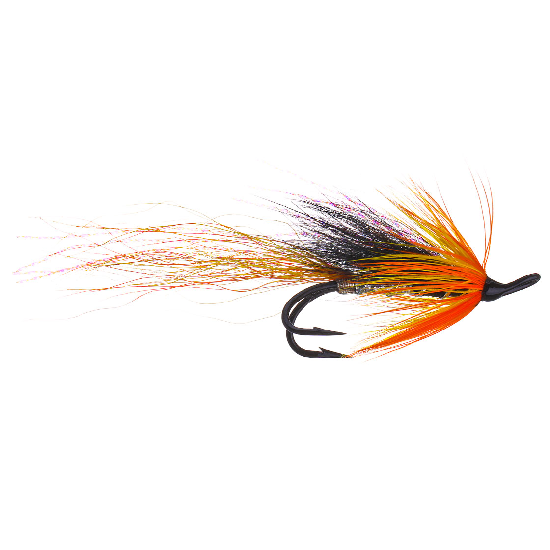 Superflies Lachsfliege - Ally's Cascade Shrimp Black Double