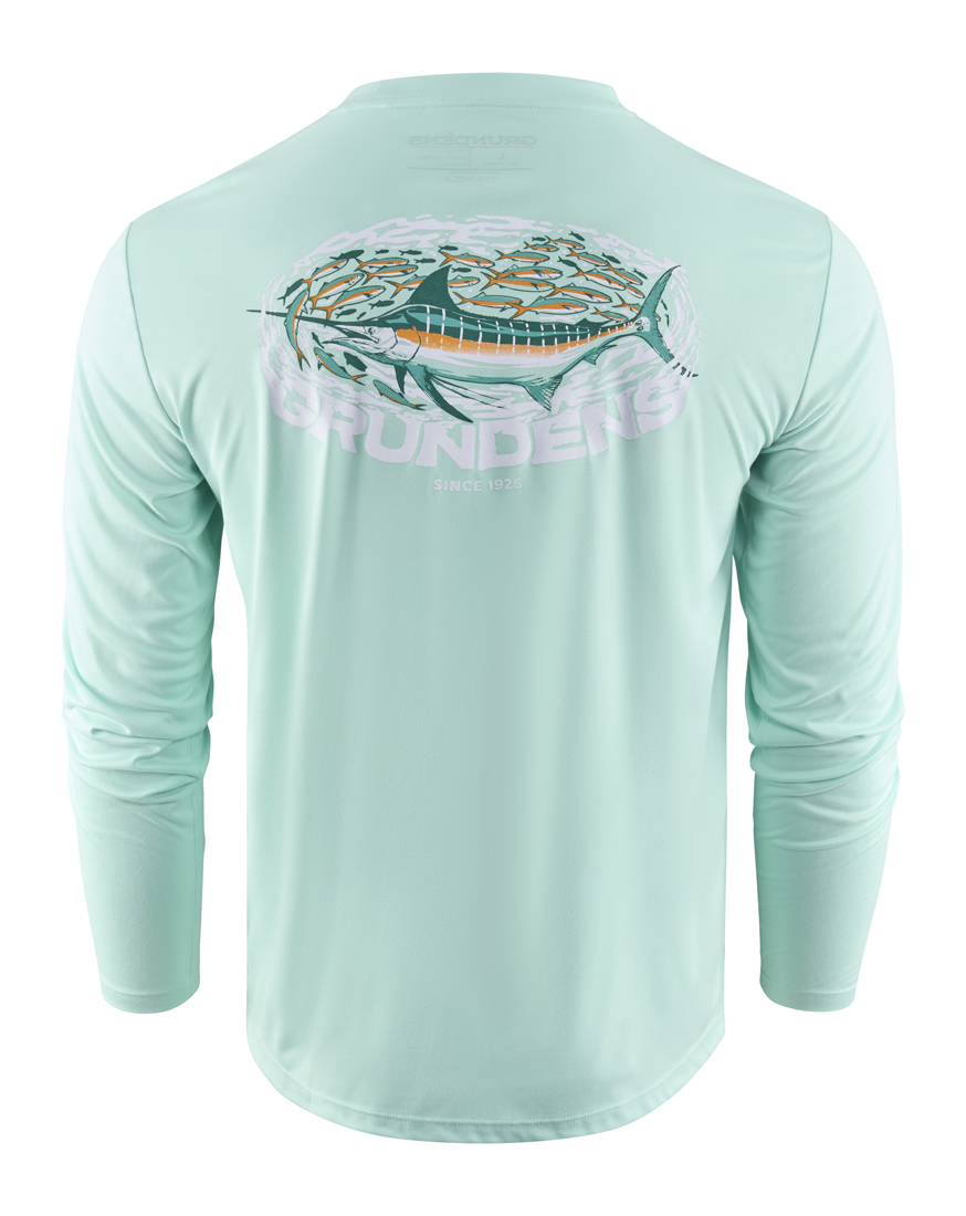 Grundéns Marlin Magic LS Tech Tee  UPF 50+ Sonnenschutz  Shirt yucca