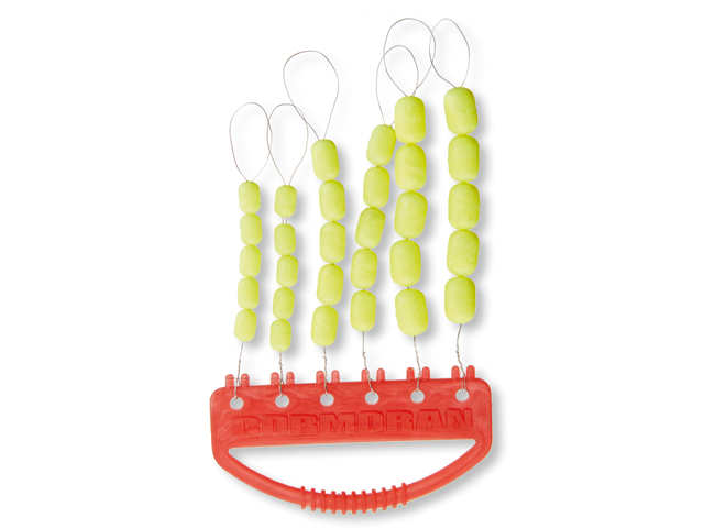 P-18224_Cormoran_Softperlen-Sortiment_Knotenschutz_Gummipuffer_fluo_grun_2 fluo grün