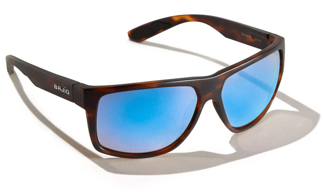 Bajio Polarisationsbrille Boneville - Dark Tort Matte (Blue Mirror Glass)