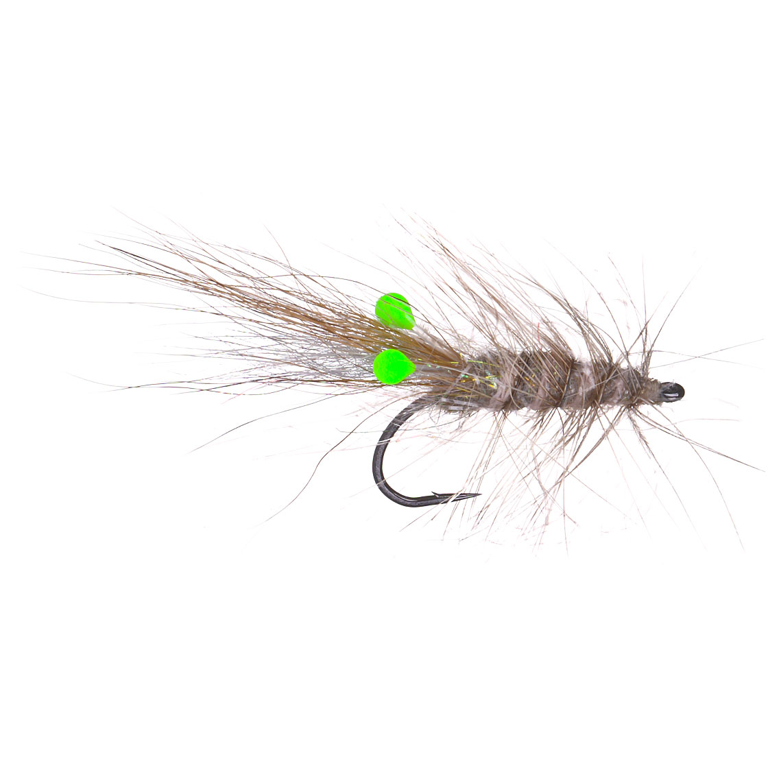 adh-fishing Meerforellenfliege - LT Alive Shrimp Tan & Green