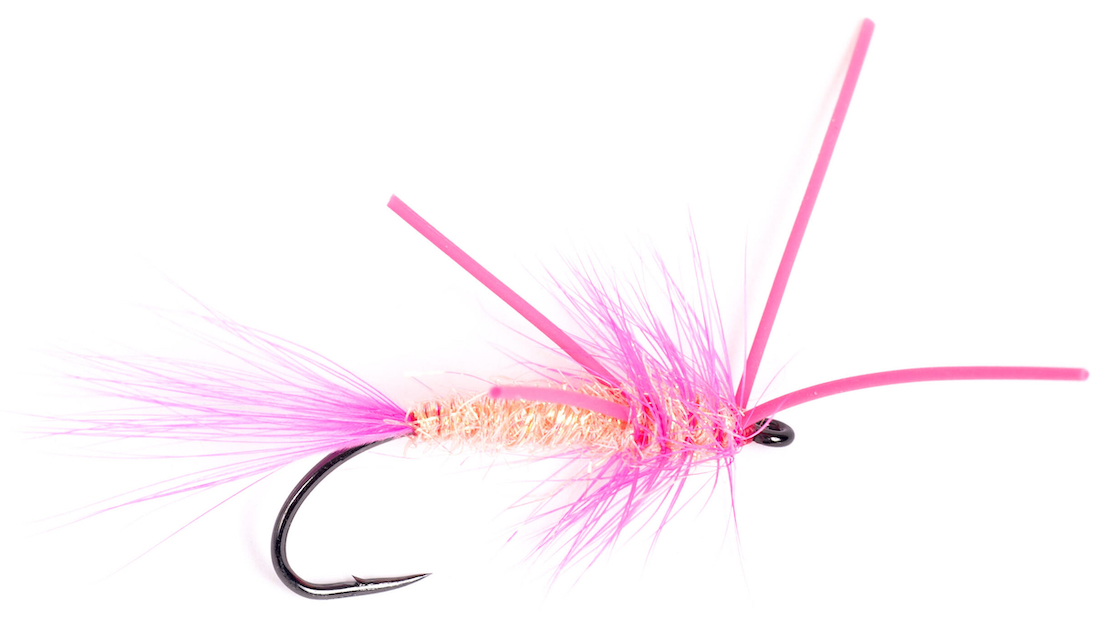 P-25186_Guideline_Meerforellenfliege_Rubber_Leg_Pink_Streamer_ Guideline Meerforellenfliege - Rubber Leg Pink Streamer