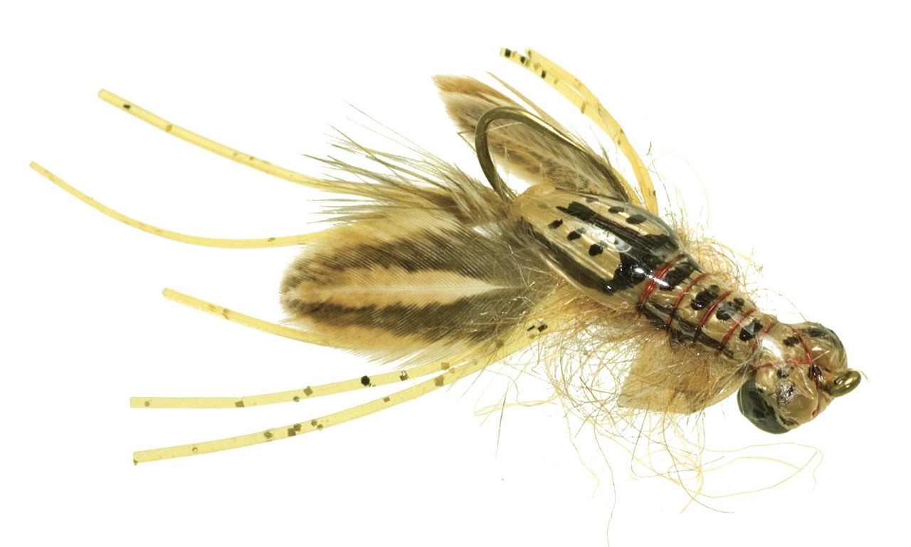 Umpqua Streamer Hada's Creek Crawler Tan #4