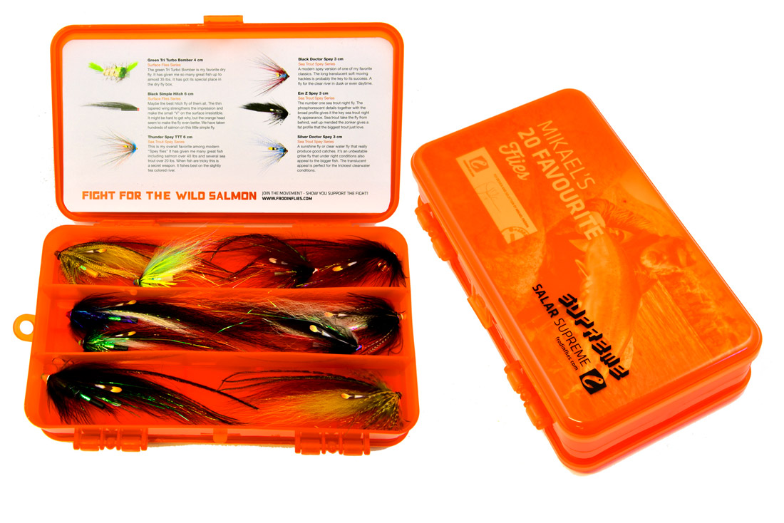 Frödin Fly Selection Mikaels 20 Favourite Flies Fliegenset