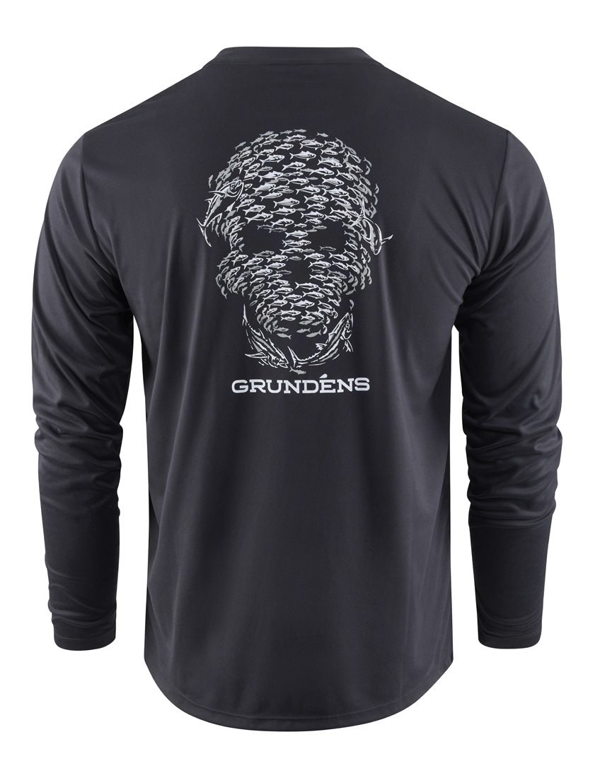 P-27642_LS_Tech_Tee_Bait_Ball_UPF_50-_Sonnenschutz_Shirt_Black_2 Grundéns Bait Ball LS Tech Tee UPF 50+ Sonnenschutz  Shirt black