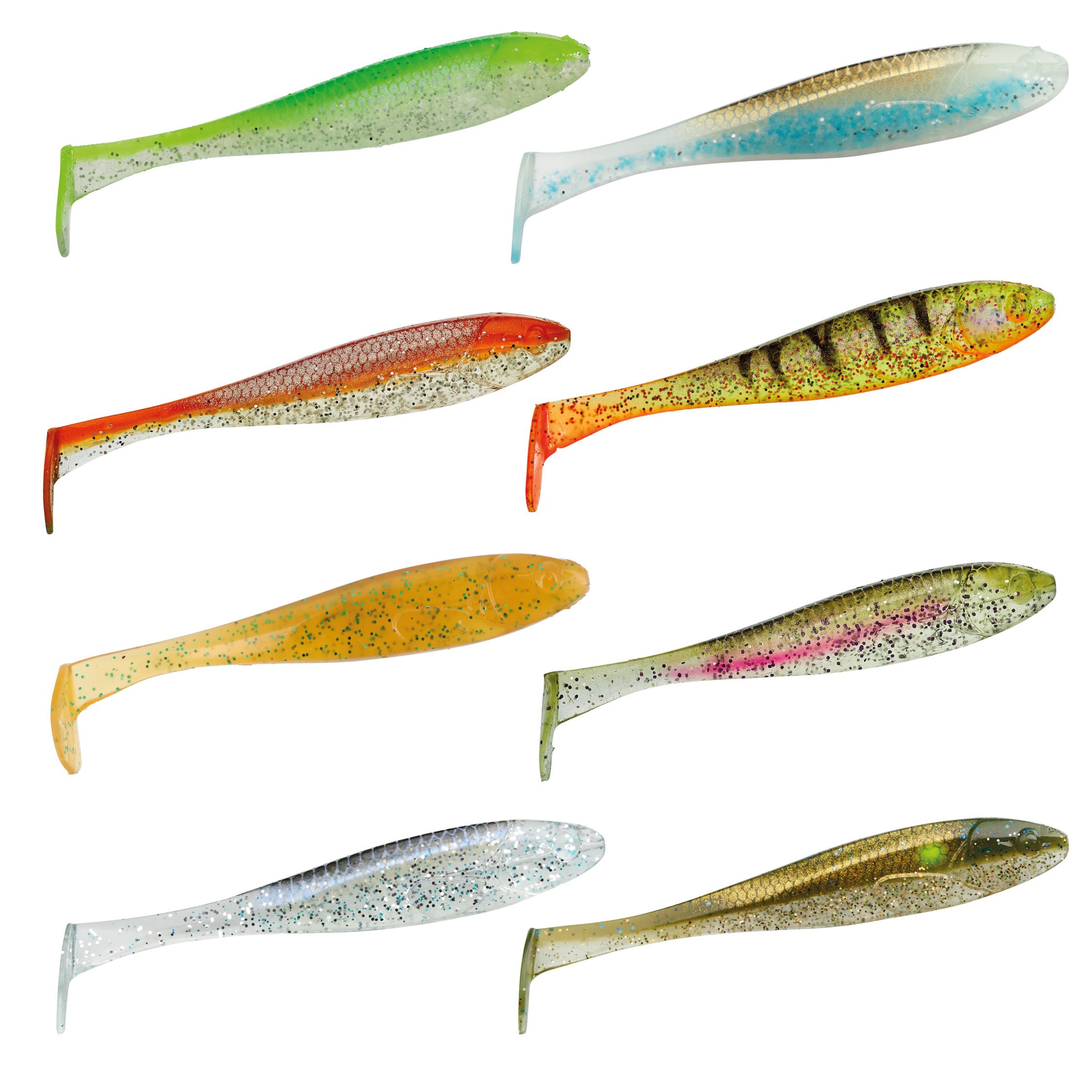Illex_Magic_Slim_Shad_4_TITEL Illex Magic Slim Shad 4'' / 8 cm Softbait 6er Set