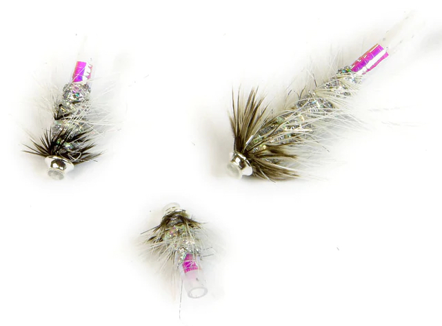 Frödin Flies Tubenfliege Loose Body Series - Silver & Silver Tubenfliegen Set