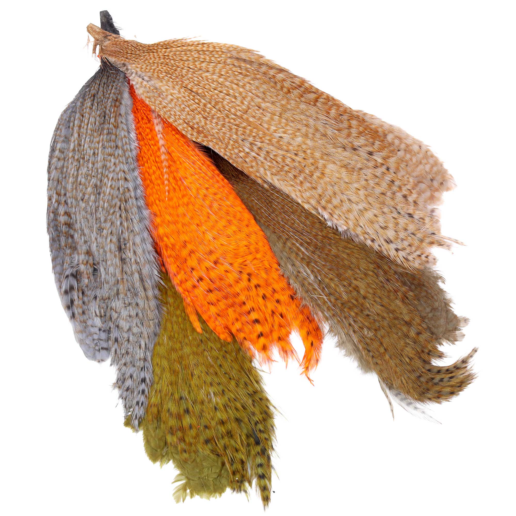 Metz Half Grizzly Magnum Streamer Neck Grade #2 Silver