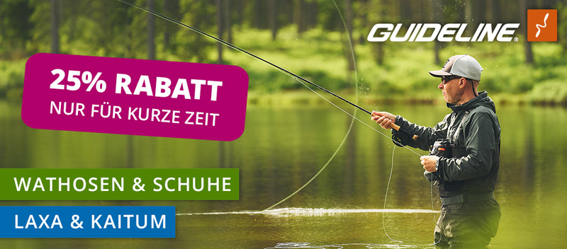 25% auf Guideline Wathosen & Schuhe