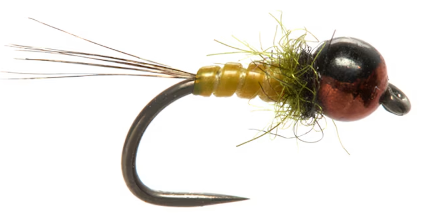 Fulling Mill Juglaret's Dark Olive Baetis Nymph Barbless