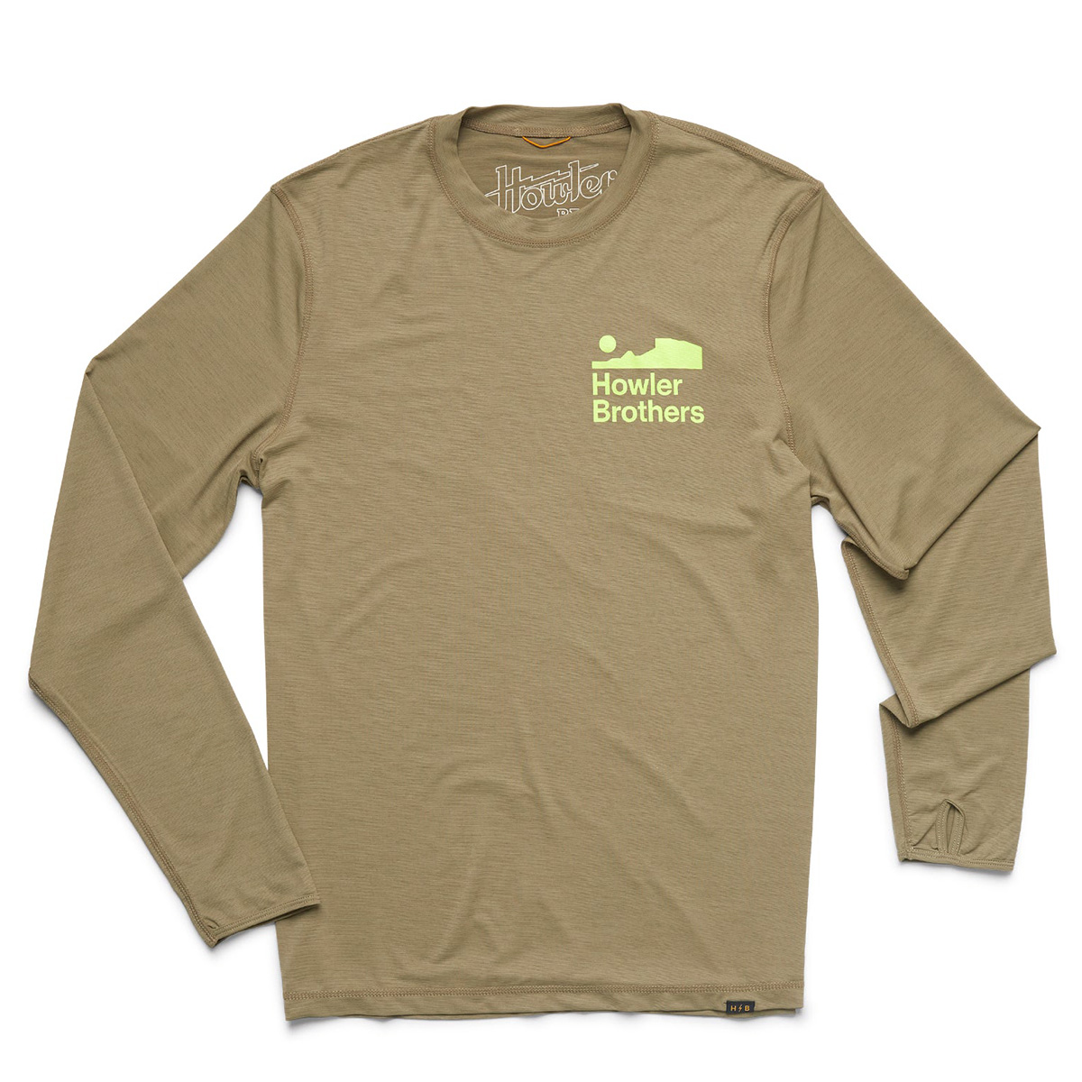 Howler Brothers HB Tech T Sunshade Longsleeve UPF50+ UV-Schutz - faded olive