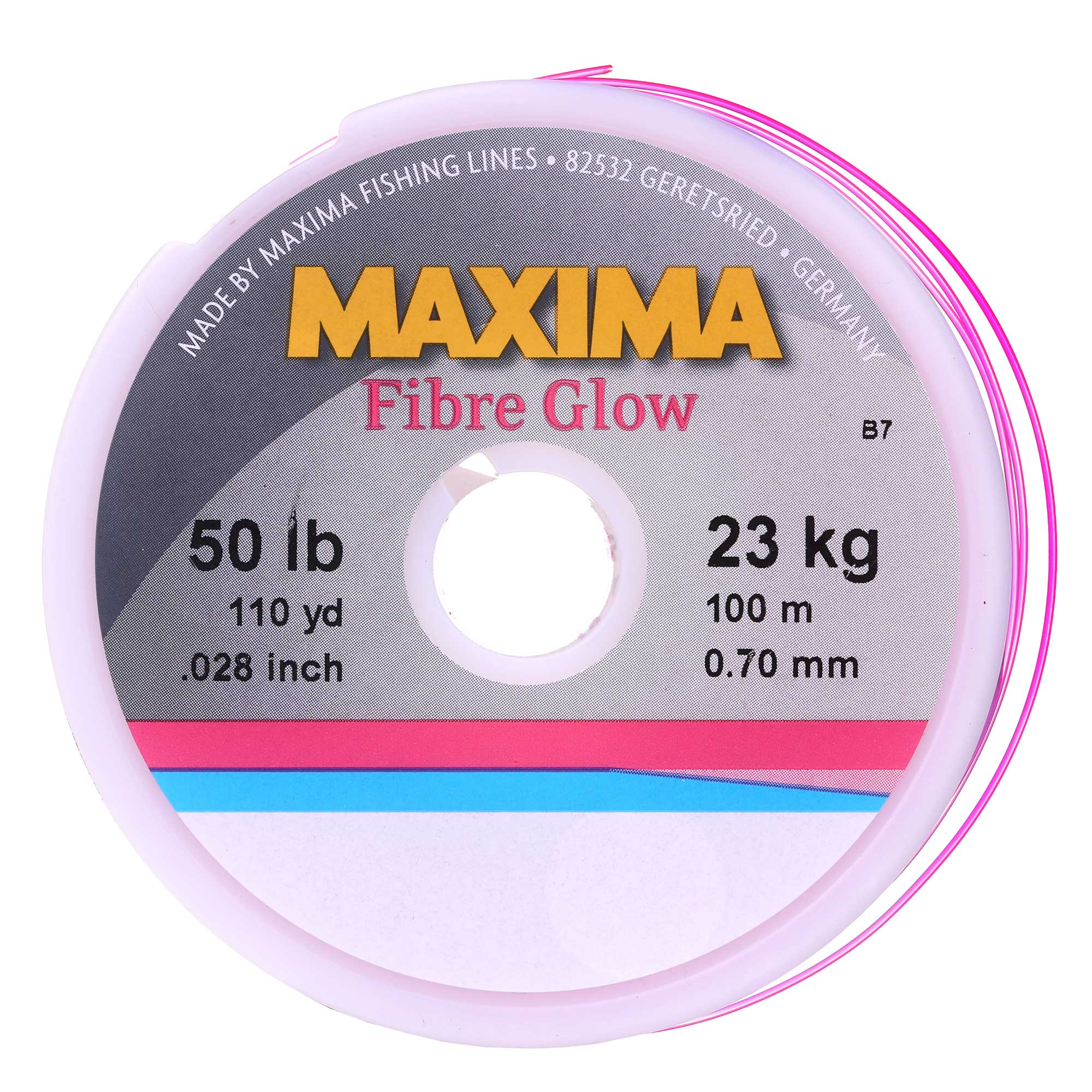 Maxima Fibre Glow Mono Shooting Line 100m Spule