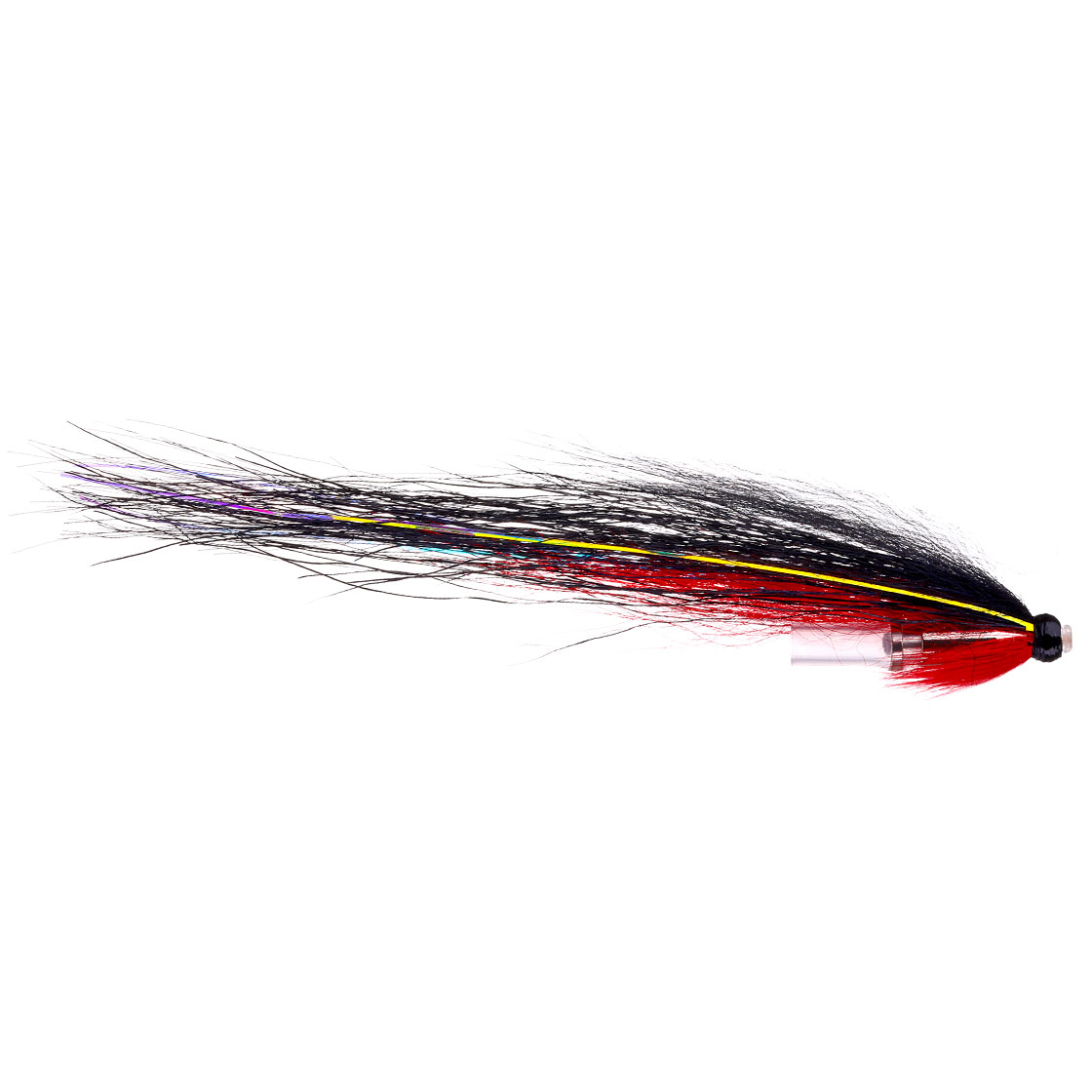 Superflies_Lachsfliege_Monkey_Tube_black_red_1 Superflies Lachsfliege - Monkey Tube black red
